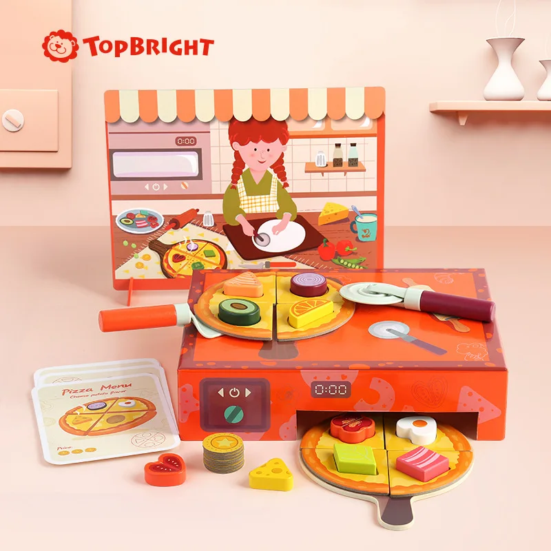 TopBRIGHT детские деревянные головоломки в форме алфавита, Игрушки для раннего обучения, игрушки для интеллектуального развития для детей 3 лет - Цвет: Оранжевый