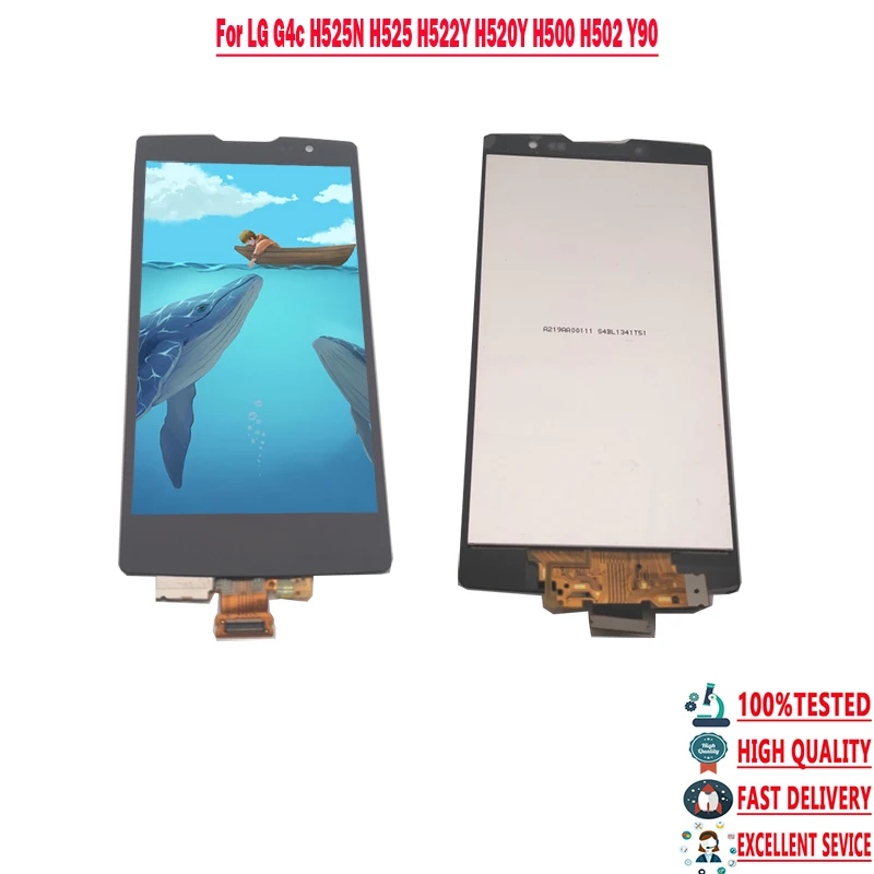 ЖК-дисплей для LG G4c H525N H525 H522Y H520Y H500 H502 Y90 сенсорный экран в сборе дисплей с