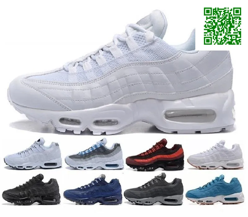 

FIXSYS 2019 Men 95 OG Cushion Navy Sport High-Quality Chaussure Walking Boots Men running Shoes Cushion 95 Sneakers Size 36-46