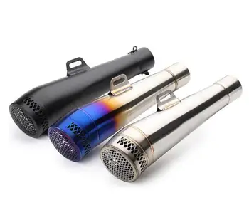 

New Motorcycle muffler exhaust pipe sportster modified escape moto gp stainless steel for cb400 z250SL nc750x cbr650 fz6 Slip on