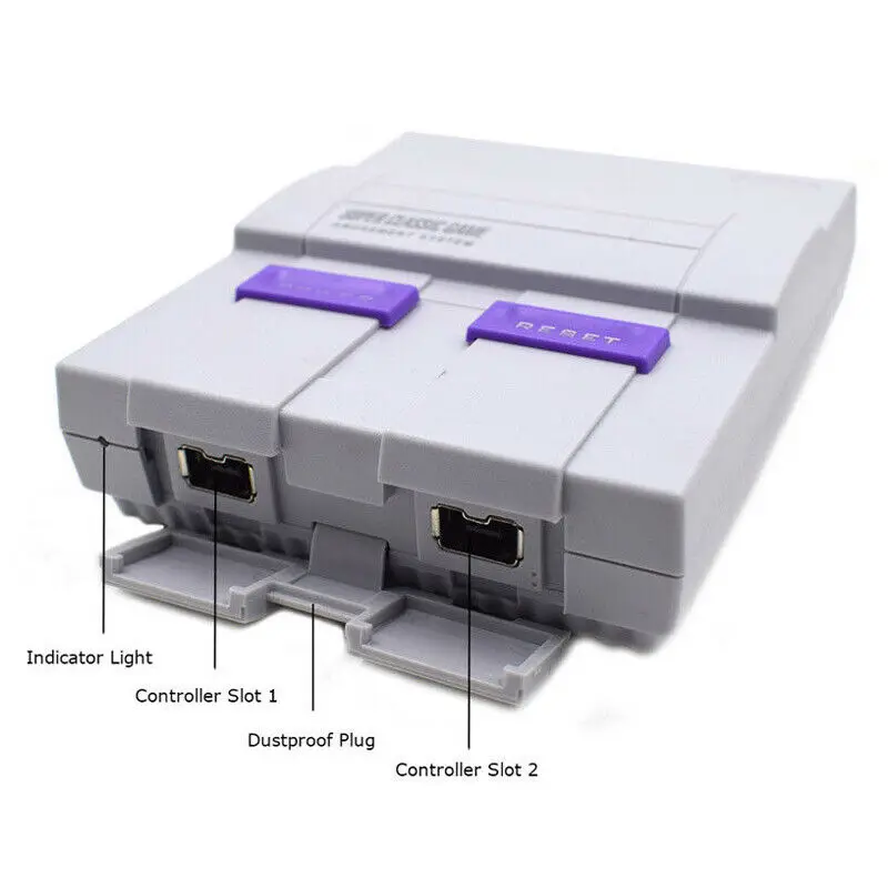 Встроенный 660 игр Супер Мини HD семейный телевизор 8 бит SNES Видео игровая консоль Ретро Классический HD выход HD ТВ портативная игра PlayerGift