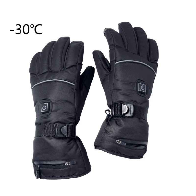 1 пара перчатка с подогревом зимние теплые перчатки перчатка с подогревом s электрические зимние теплые перчатки 3 уровня контроля температуры