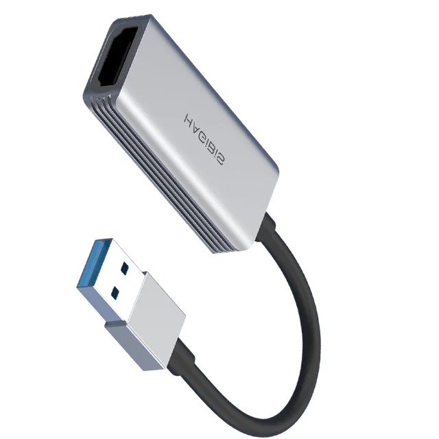 Hagibis Video Capture Card USB 3.0 4K HDMI-compatible Video Game Grabber Record for PS4 Camcorder Switch Live Broadcast Camera Wired version