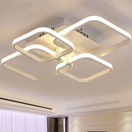 

Nordic Modern Decorative Aluminum Led Flush Mount Ceiling Lamp Light For Living Room Bedroom luminaire suspendu
