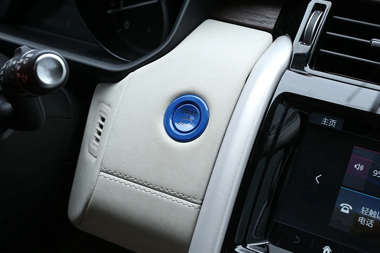 Для Land Rover Дискавери Спорт LR5 Range Rover Sport Vogue Evoque часть красный/серебристый/синий автомобиль ABS кнопка запуска и остановки двигателя