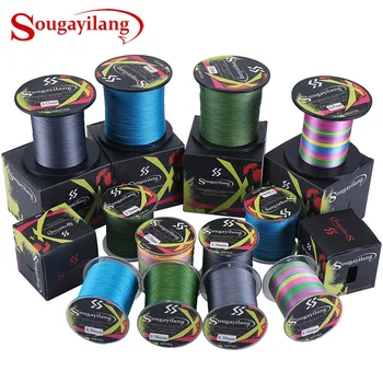 

Sougayilang 300M 500M 1000M Braid Fishing Line 0.07-0.3mm 4 Strands Multifilament Strong PE Fishing Wire Carp Fishing 5.5-38.6lb