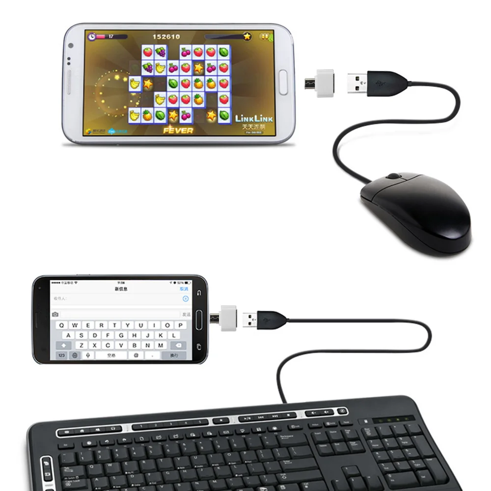 Микро USB к USB OTG мини адаптер конвертер для Android смартфона