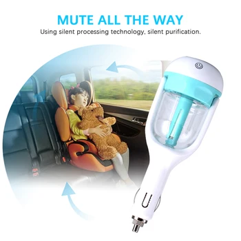 

Freshener Diffuser 50ml 12V Car Steam Humidifier Aroma Air Purifier Multicolor Essential Oil Portable Mist Maker Fogger