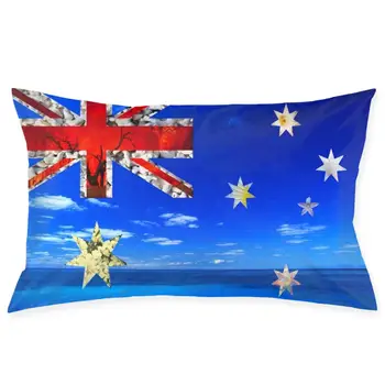 

Flag of Australia Fashionable pillowcase and rectangular decorative pillowcase 20 "x30"