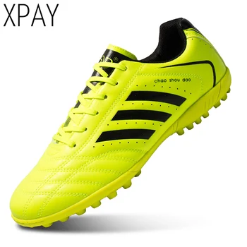

Men Boys Soccer Shoes Football Boots High Ankle Kids Cleats Training Sport Sneakers Dropshipping
