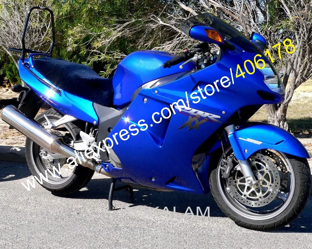 Синий обтекатель для Honda CBR1100XX 96-07 CBR1100 XX CBR 1100XX 1996-2007 + Бесплатный подарок и