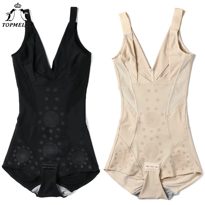 TOPMELON Shaper Утягивающее женское нижнее белье Faja Утягивающее корсет нижнее белье для похудения нижнее белье полная длина