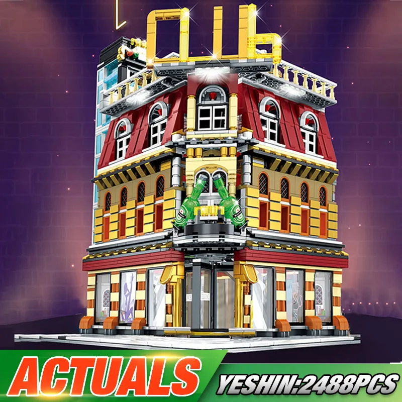 Мпц 15002 улицы здания игрушка SD6991 для ночного клуба 5 в 1 комплект с USB СВЕТОДИОДНЫЙ