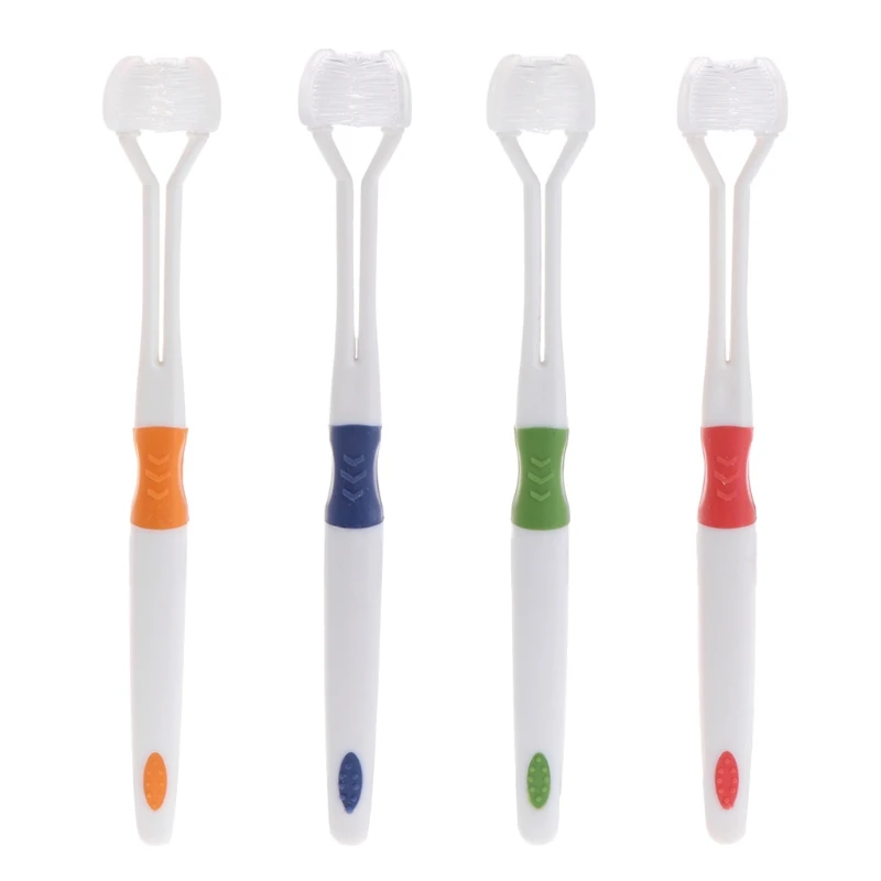 

1pcs Three sides toothbrush ultrafine soft-bristle adult toothbrush 3 sided ultrafine toothbrush soft bristle toothbrush 10166