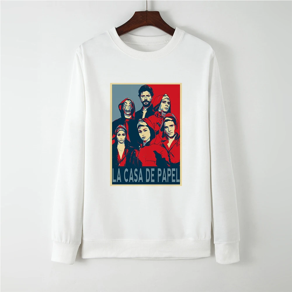 La Casa De Papel Money Heist sudadera mujer толстовки с длинным рукавом больше размера d Женский