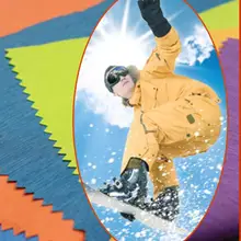 Ткань Parke, два цвета, для детей старшего возраста, пуховая ткань, для улицы, водонепроницаемая и дышащая, лыжный костюм, хлопок