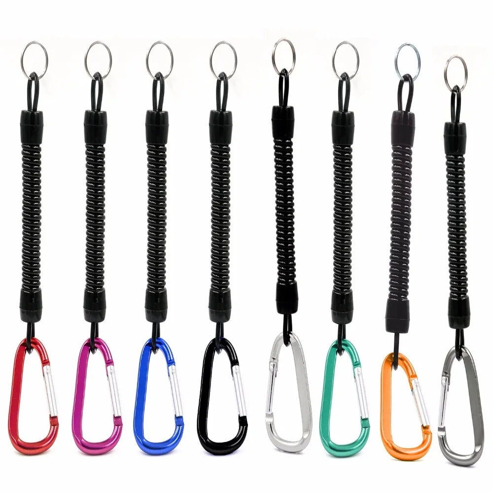 

1PC Fishing Lanyards Ropes Retention String Rope Fishing Camping Snap Secure Lock Fishing Tackle Tool Accessories