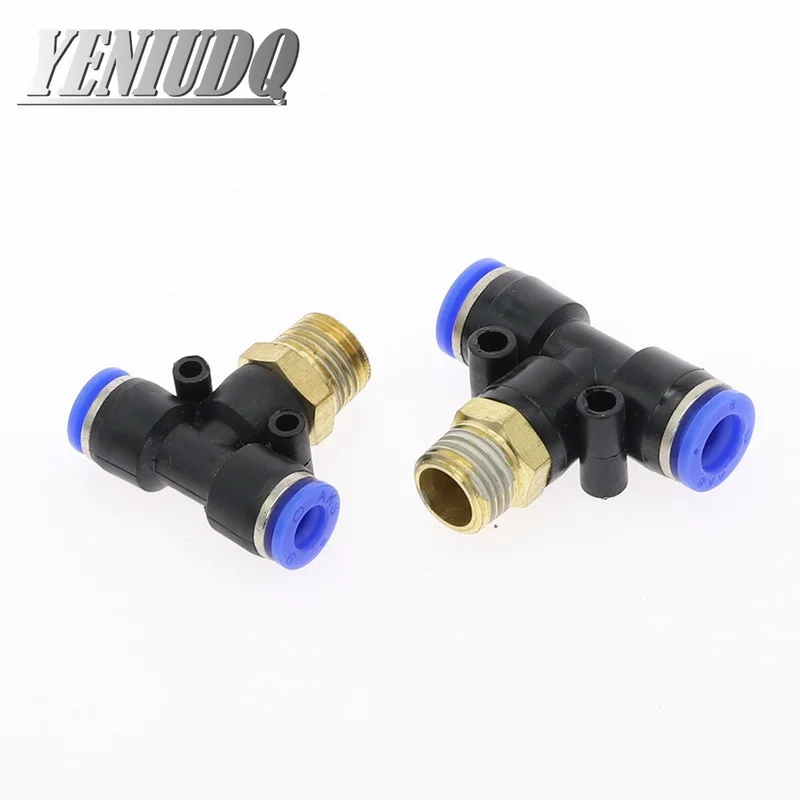 Color : 8mm, Specification : 1/4 Self-drive tool 10PCS Black Air Connector Fitting T Shape Tee 1/8 1/4 M5 3/8 1/2 BSP Male Thread Pneumatic Coupler 12mm 4mm Hose Pipe Connector Color : 8mm, Specification : 1/4 Self-drive tool 10PCS Black Air Connector Fitting T Shape Tee 1/8 1/4 M5 3/8 1/2 BSP Male Thread Pneumatic Coupler 12mm 4mm Hose Pipe Connector