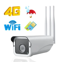 3g 4G sim-карта ip-камера Открытый 1080P HD Пуля CCTV камера безопасности водонепроницаемая Поддержка ИК ночного видения TF слот для карт приложение CamHi
