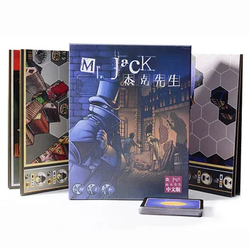 

Mr. Jack 4 In1 Board Game Family/Party/Friends London/New York/London Extended/Pocket Funny Cards Game