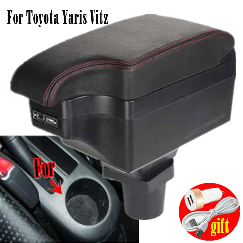 For TOYOTA Yaris armrest For TOYOTA Yaris Vitz Car armrest box car