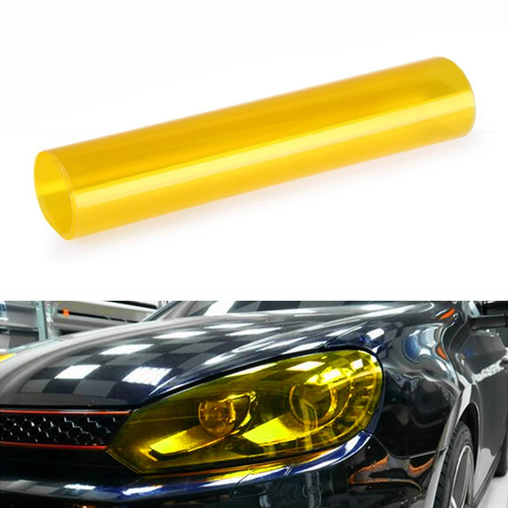 30x120 см Автомобильные фары цветная пленка автомобильные наклейки дымчатые задние