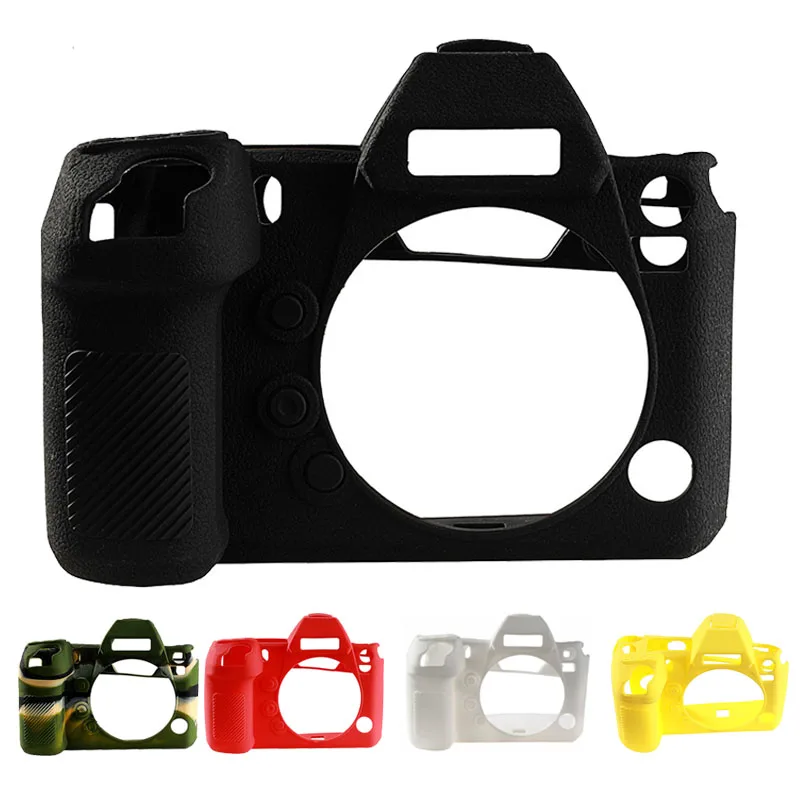 Capa Protetora para Câmera Panasonic Lumix s1 S1r Drive Capa de Silicone e Borracha para Proteção do Corpo