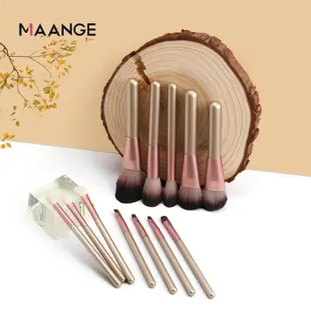

MAANGE 12 small grape makeup brush set high-quality eye shadow eyelash brush blush high light scattered powder brush