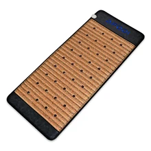 

AFODI PEMF Photon Therapy Nano-Ceramic Tourmaline Jade Amethyst Heated Massage Mattress Negative Ion Far Infrared Mat 34.5"x 75"