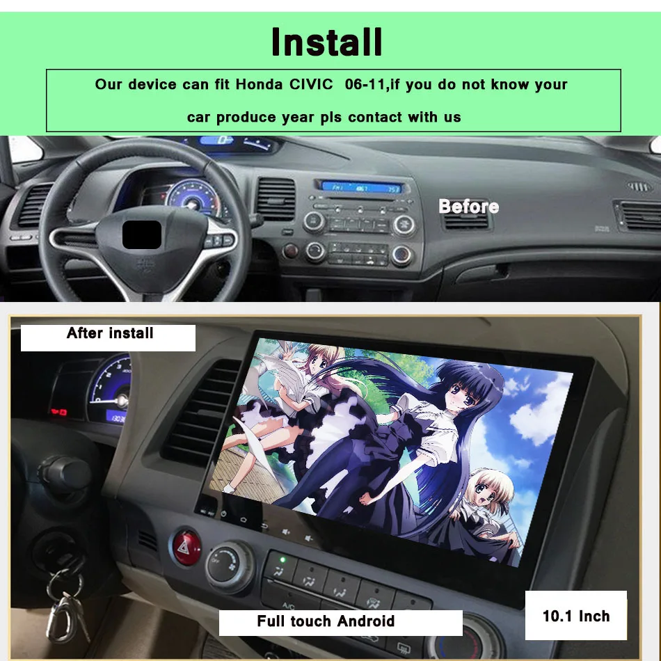 Android 9,0 Восьмиядерный Автомобильный gps навигация для HONDA CIVIC левое Вождение 2006-2011 gps с радио RDS BT зеркало-Ссылка Wifi Aux