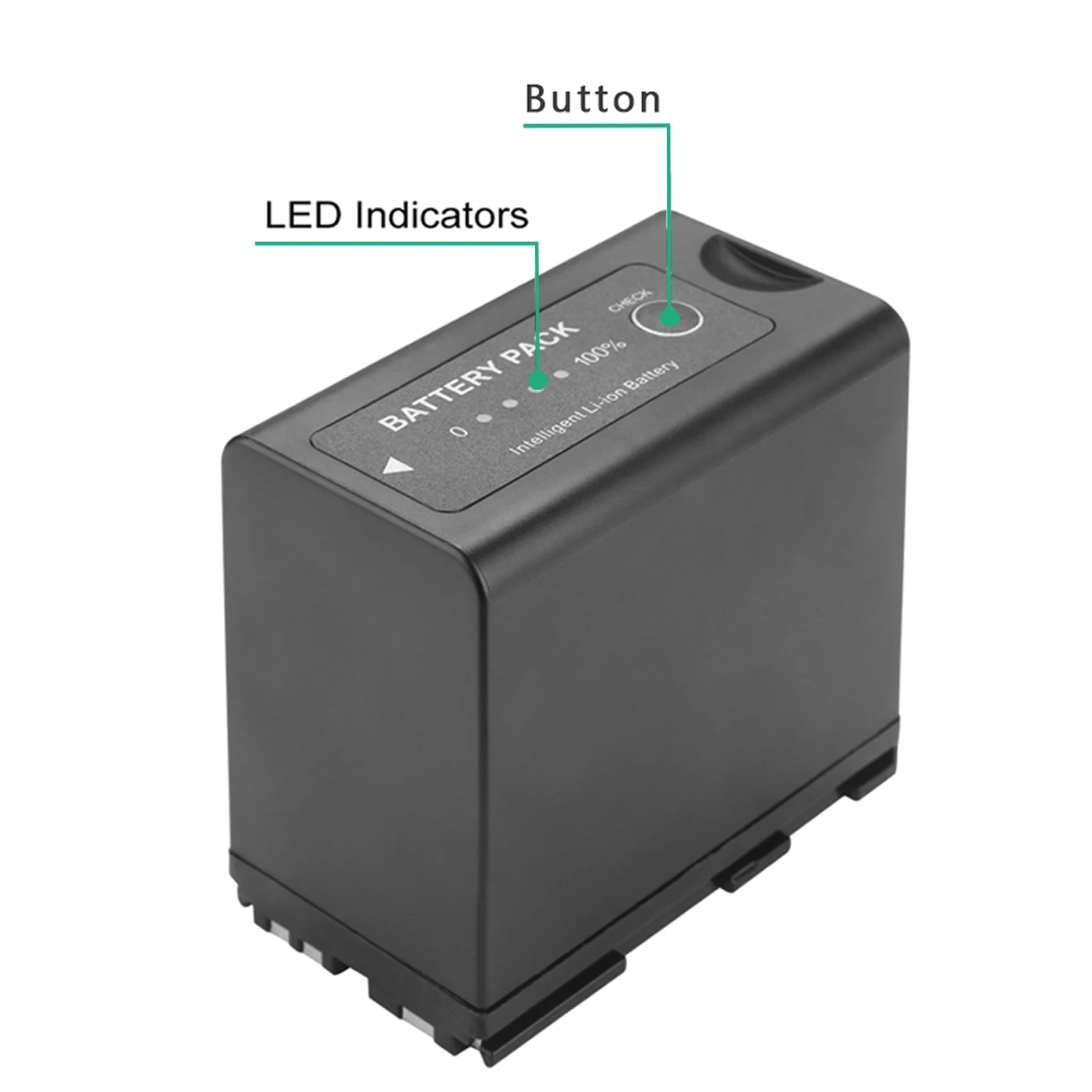 Bp-975 Bp975 Con Display A Led Di Potenza Della Batteria Per Canon Eos C100 C300 C500 Xlh1 Xhg1 Xha1 Xl2 Xm2 Es420V Es75 Es8200V