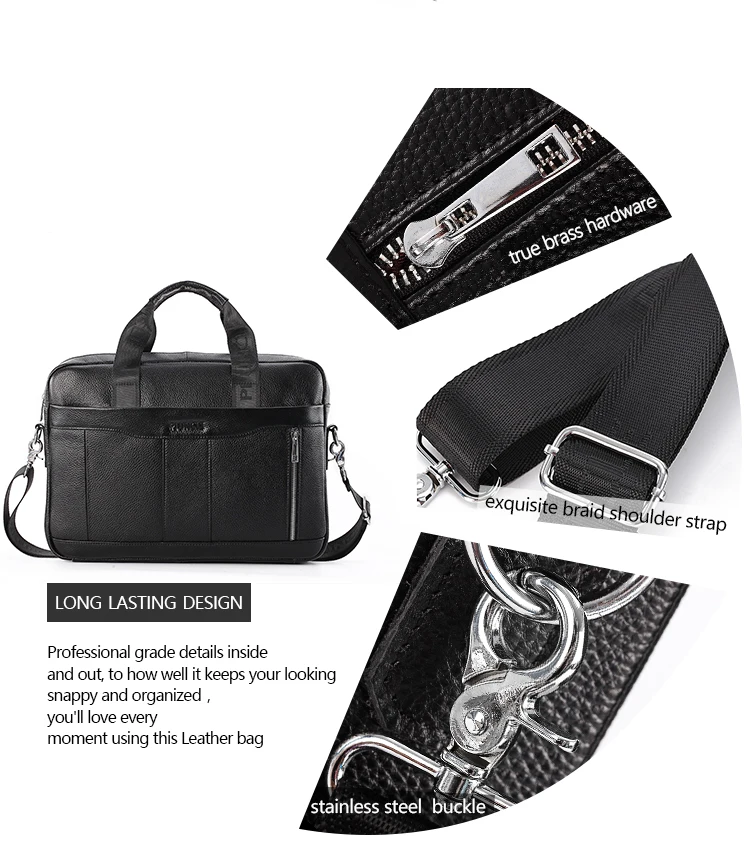 Мужской портфель из натуральной кожи в винтажном стиле, деловая сумка для компьютера, сумка-мессенджер, мужская сумка на плечо для ноутбука, мужская сумка-тоут