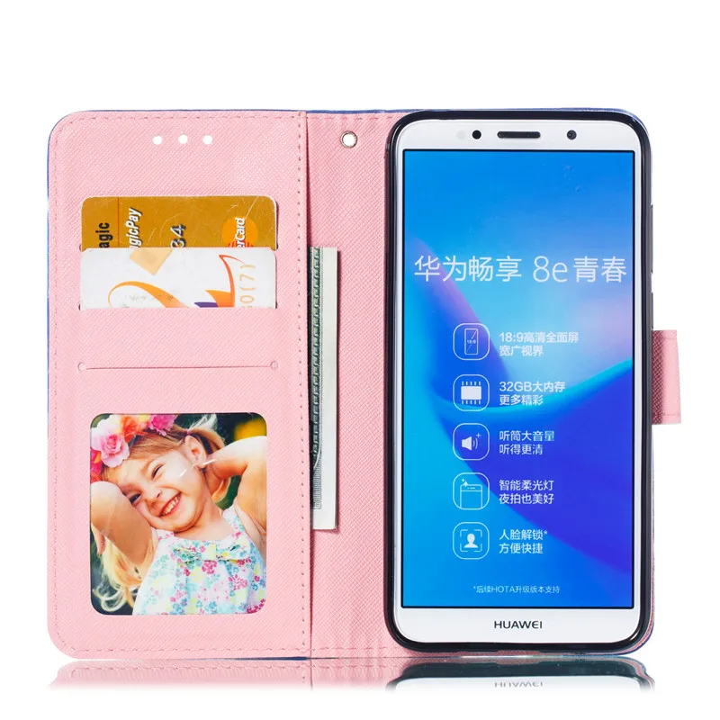 Honor 7A 3D кожаный чехол для huawei Honor 7A DUA-L22 чехол 5,4" флип-бумажник телефонные чехлы huawei Honor 7A Русская версия Чехол