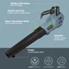WORKPRO 20V 4.0Ah Battery Cordless Leaf Blower, Powered Blower Sweeper for Lawn Care Yard Cleaning, Quick Charger Included 3