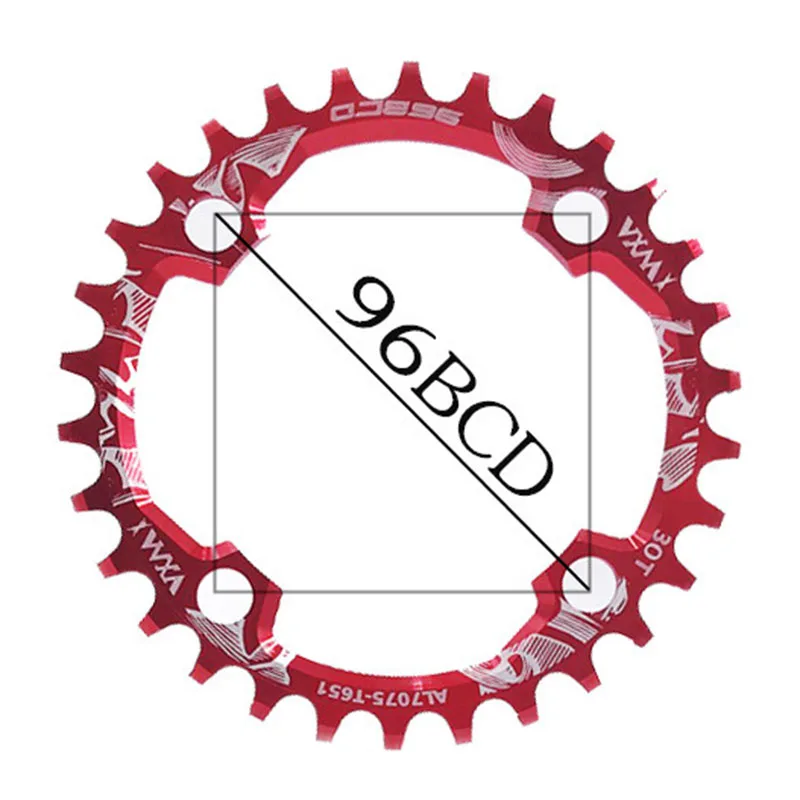 VXM MTB велосипедный однодисковый 96BCD горный велосипед цепное кольцо 30 т цепное колесо диск прочный алюминиевый сплав