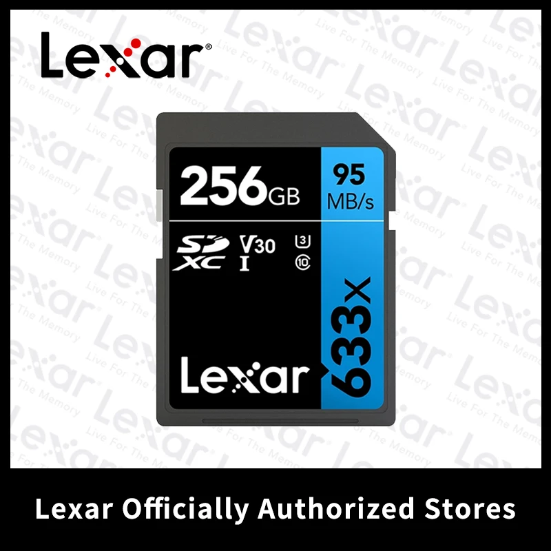 Карта памяти Lexar flash card 64 Гб sd 128 ГБ высокоскоростная DSLR HD камера 95 м/с 1080p 3D 4K