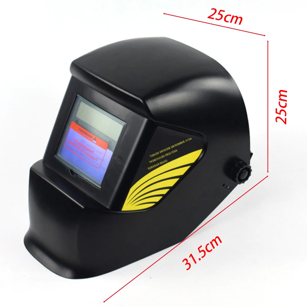 Anti-UV Safety Helmet Anti-Glare Eyes Goggles Durable Sweatband Welding Auto Darkening Adjustable Solar