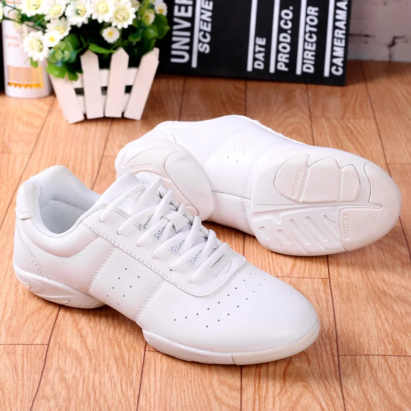 Dance Shoes Children Boy Girl Modern Soft Outsole Jazz Sneakers Aerobics Breathable Lightweight Kids Dancing Fitness Sport