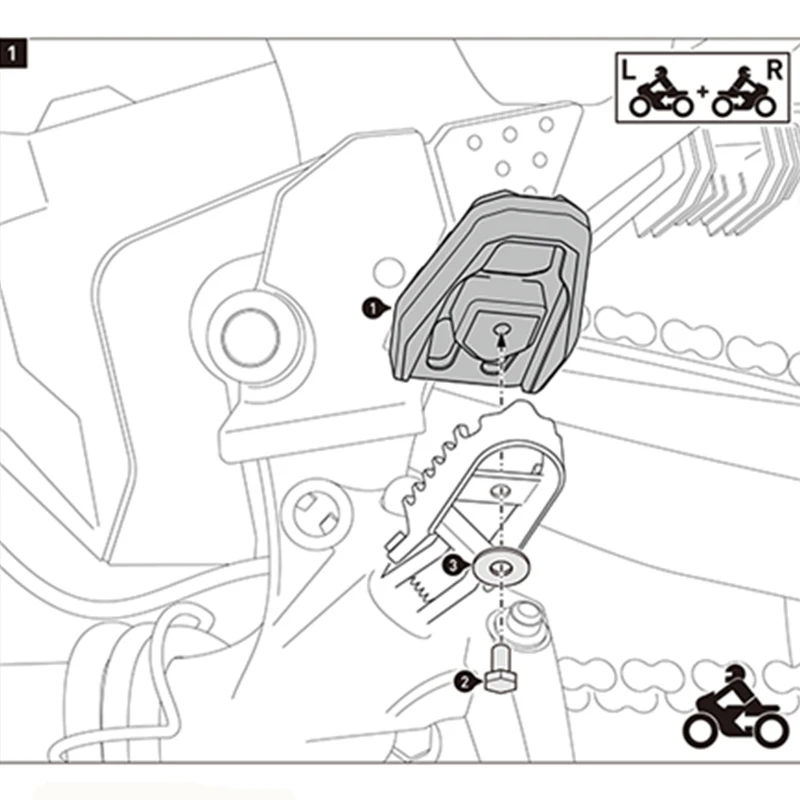 Мотоцикл заготовка Mx широкие подножки педали для Honda Crf1000L Африка Twin Adventure Sports 2014
