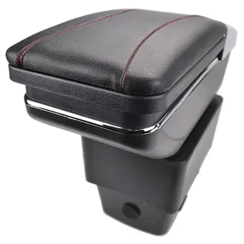 

Arm Rest For Ford Fiesta 2009-2017 Center Centre Console Storage Box Armrest Rotatable 2010 2011 2012 2013 2014 2015 2016