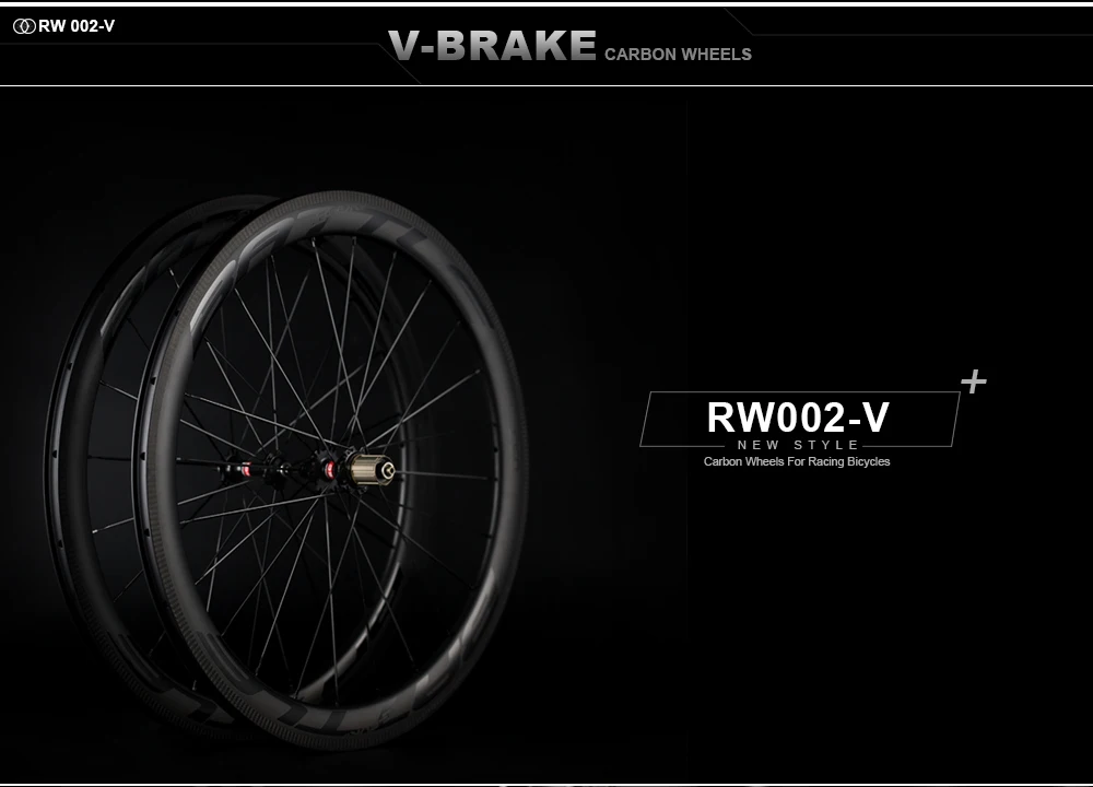 Flash Deal OG-EVKIN RW-002 Carbon Wheels Clincher 50mm Depth 25mm Outer Width V-Brake/Disc Brake Carbon Wheel For Road Bike 700c Wheelset 6