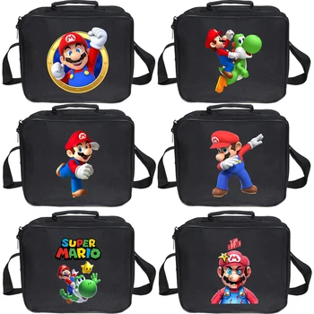 

Super Mario Lunch Bag Worker Lunch Box Students Anime Cartoon Lunch Bag Teens Bag Boys Girls Picnic Insulation Bag