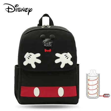 Сумка для подгузников disney, рюкзак для беременных, USB сумка для коляски, органайзер, модная сумка для подгузников для мам, сумка для кормления ребенка - Цвет: 2
