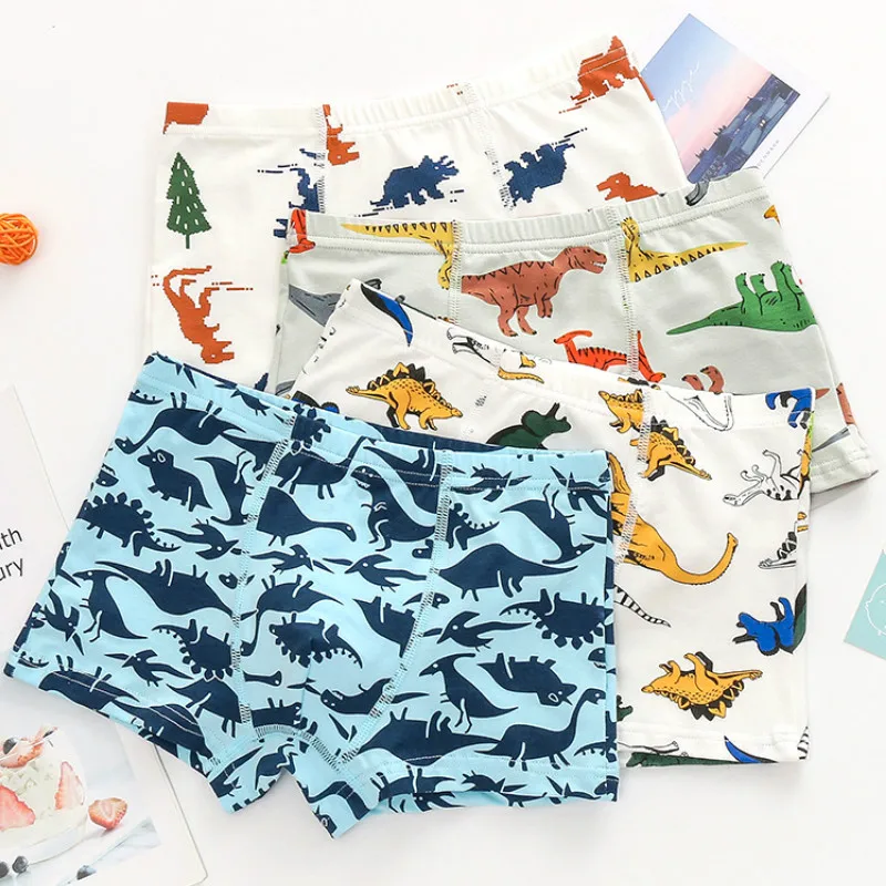 1 Pcs -5PcsBaby Boys Panties Cotton Dinosaur Cars Underwear Boxers Underpants for Kid Children's ClothingKidsUnderwear |