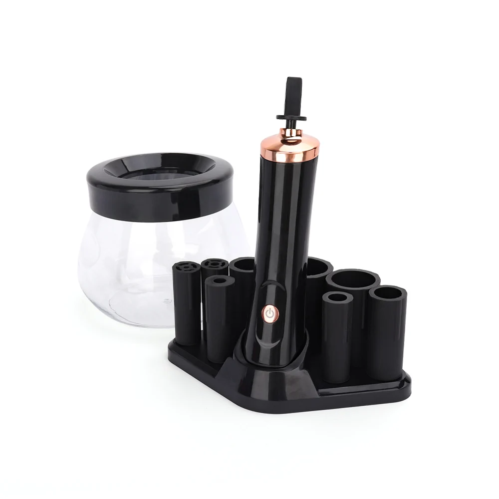

New Electric Makeup Brush Cleaner Convenient Silicone Make up Brushes Washing Cleanser Cleaning Tool Machine Makeup Brush Set
