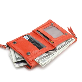 

Classic Woven Women Card Wallet Fashion Luxury Short Lady Pocket Purse Credit Card Holder Zipper Woven Wallet