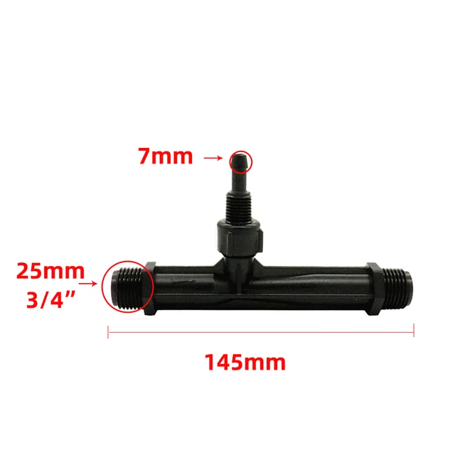 1/2 ' 3/4 1 Külső Szál Venturi Műtrágya Öntözőkészülék Növény Befecskendező Cső Csatlakozók Kerti Vízcső Csatlakozója - Image 3