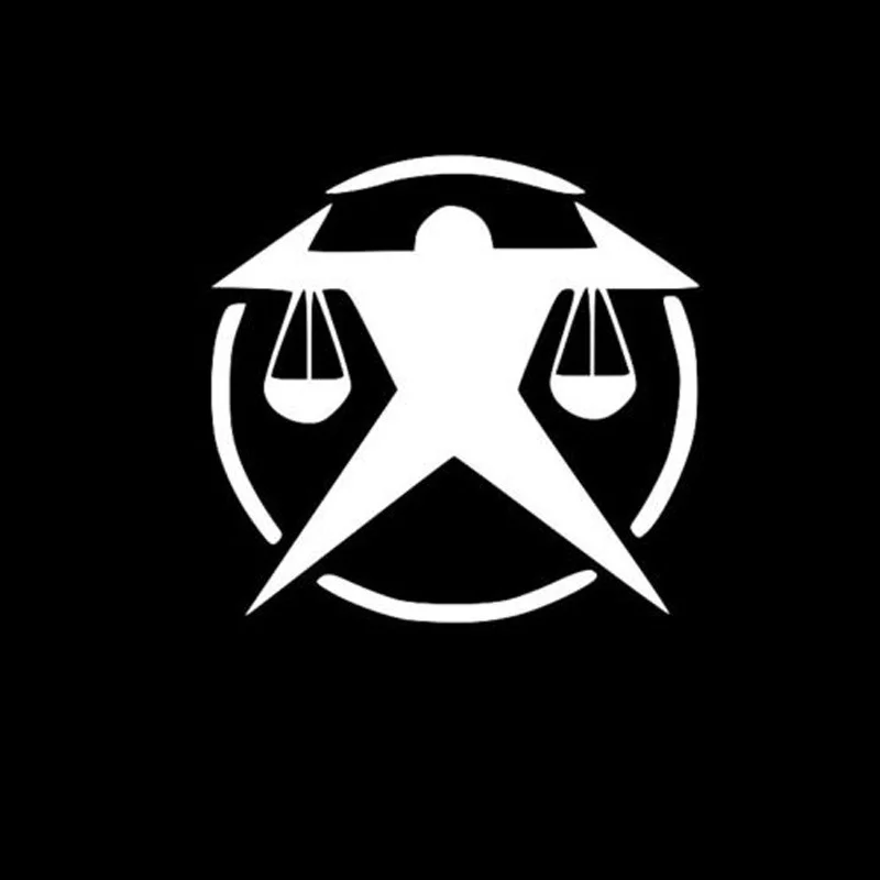 14 см* 13,5 см Libra виниловые компьютерные стильные аксессуары наклейки
