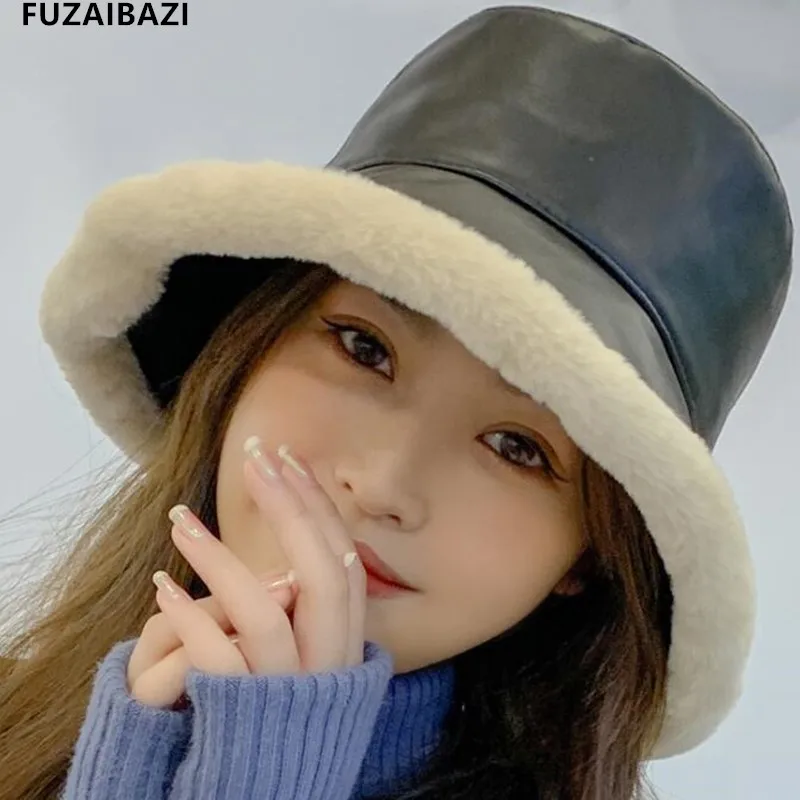 FUZAIBAZI 2021 новая осенне-зимняя женская уличная ветрозащитная плюшевая теплая