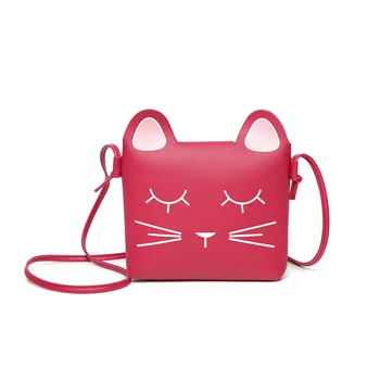 

Cute Cat Small Package 2020 in Japan and South Korea Fresh Printing Shoulder Handbags Wild Personality Phone Shoulder Bag